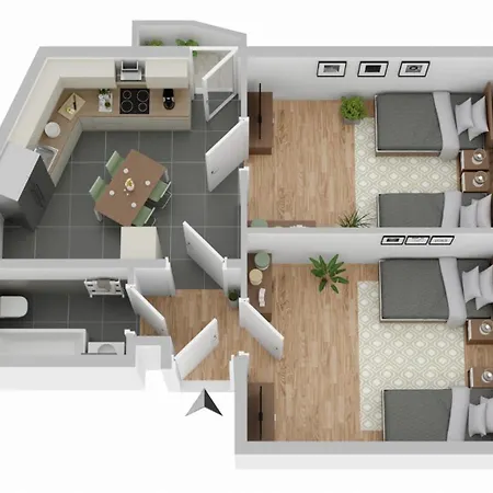 شقة Ge-altstadt 01-3 I Monteurwohnung Duo I Wlan, Bettwaesche & Handtuecher, Parkplatz I Cosyhomes24 غيلسنكيرشن